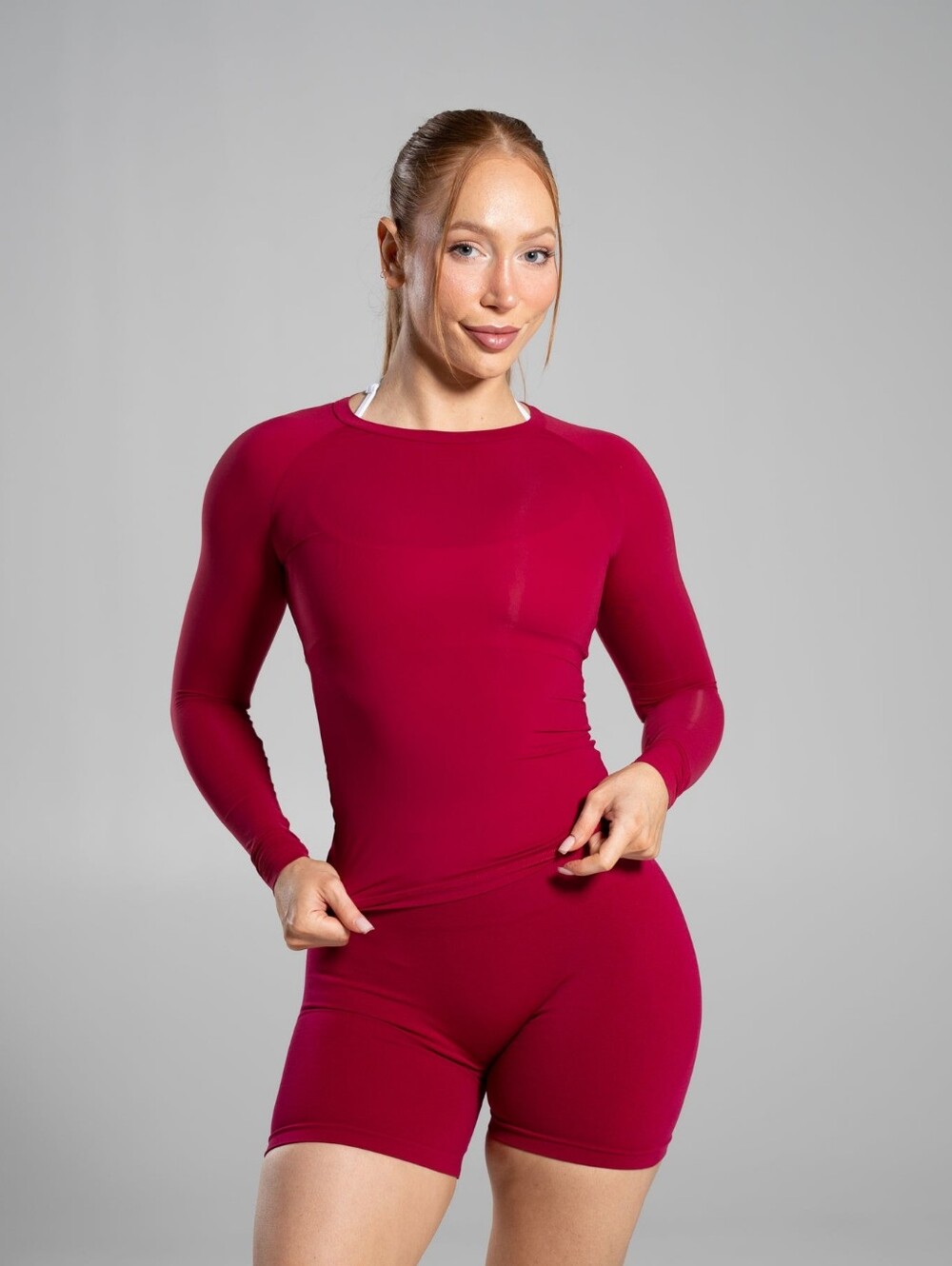 *New With Tags!* Alphalete Softcurve Long Sleeve Top + Matching Headband